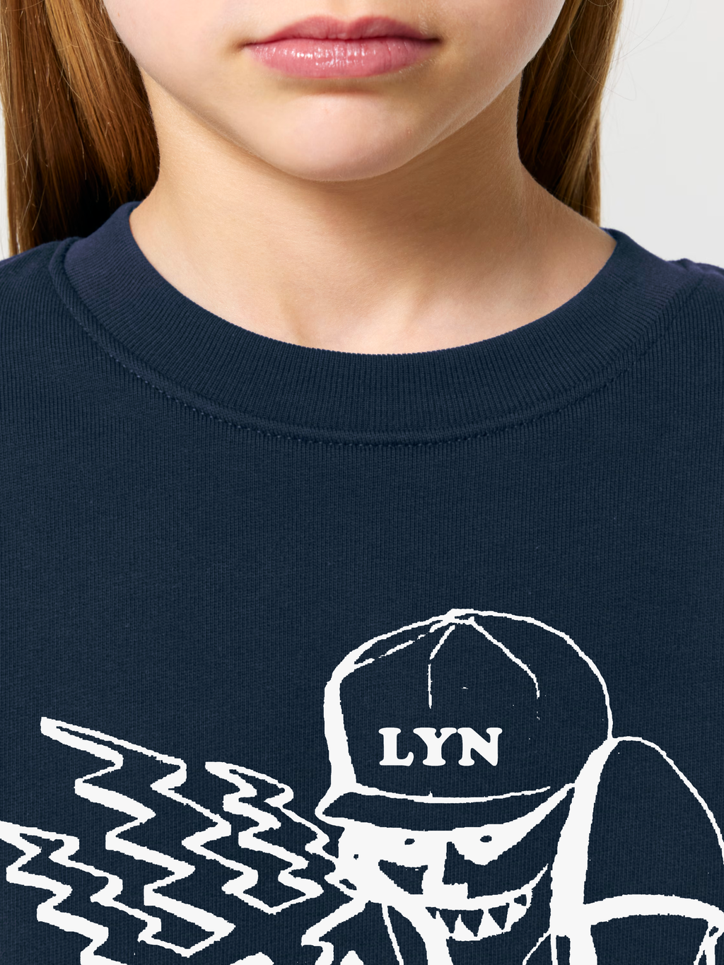 PREORDER: Barn crewneck Lynsjern 3-13 år